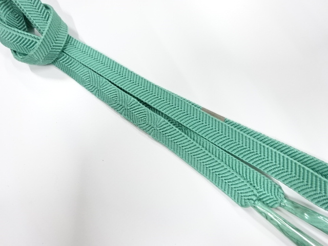 未使用品　正絹　手組帯締め